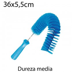 Cepillo limpiatubos alim exterior flex 55mm medio azul