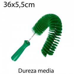 Cepillo limpiatubos alim exterior flex 55mm medio verde