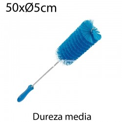 Cepillo limpiatubos alim 50mm medio azul