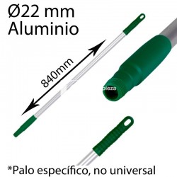 Mango alimentaria aluminio 840mm verde