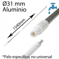 Mango aluminio con paso de agua (Q) 1540mm